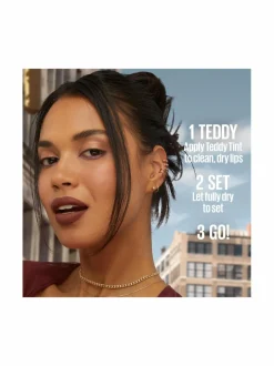 Huulet<Maybelline Superstay Teddy Tint Lipstick -nestemäinen huulipuna