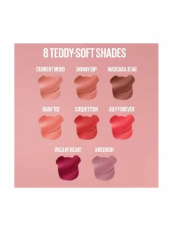 Huulet<Maybelline Superstay Teddy Tint Lipstick -nestemäinen huulipuna