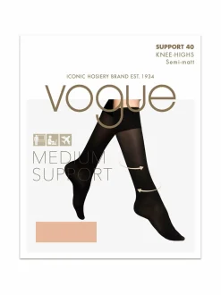 Vogue Support -tukipolvisukat 40 den^ Sukat & Sukkahousut