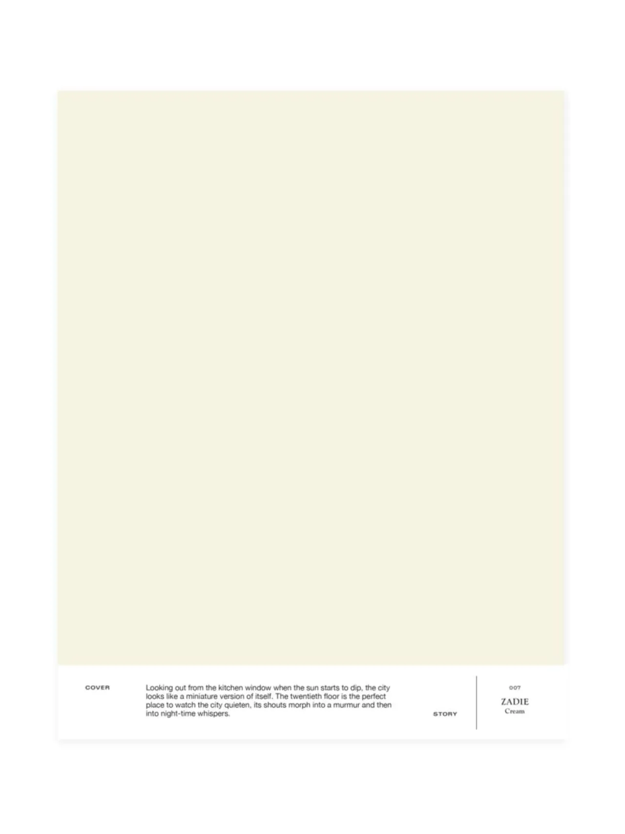 Maalit<Cover Story Sävymalli 007 ZADIE - cream