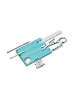 Retkeilytarvikkeet<Victorinox Swiss Army Knives Swisscard Nailcare Ice Blue AQUA
