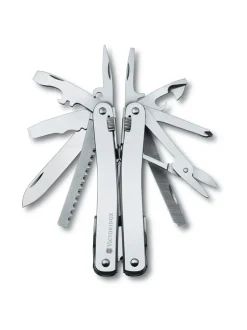 Victorinox Swiss Army Knives SwissTool Spirit X nahkakotelossa^ Retkeilytarvikkeet