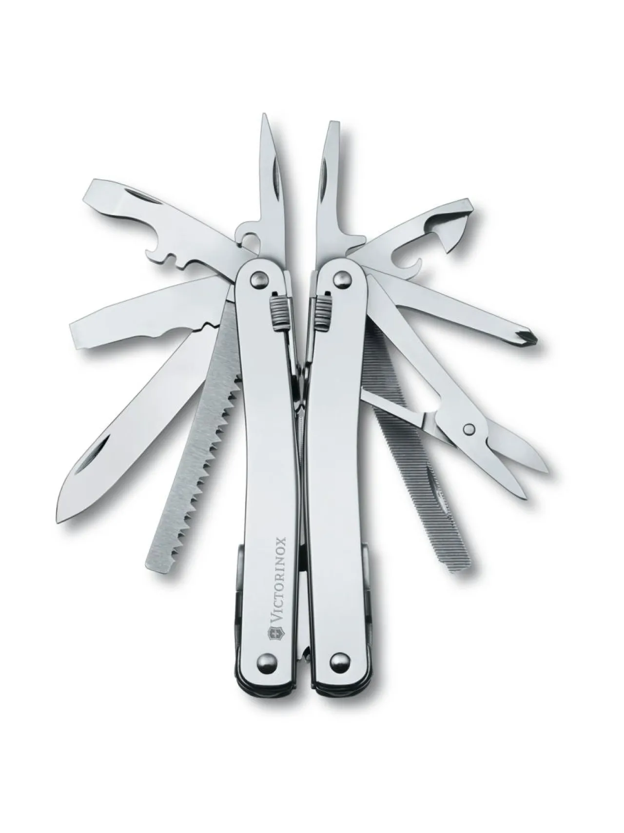 Victorinox Swiss Army Knives SwissTool Spirit X nahkakotelossa^ Retkeilytarvikkeet