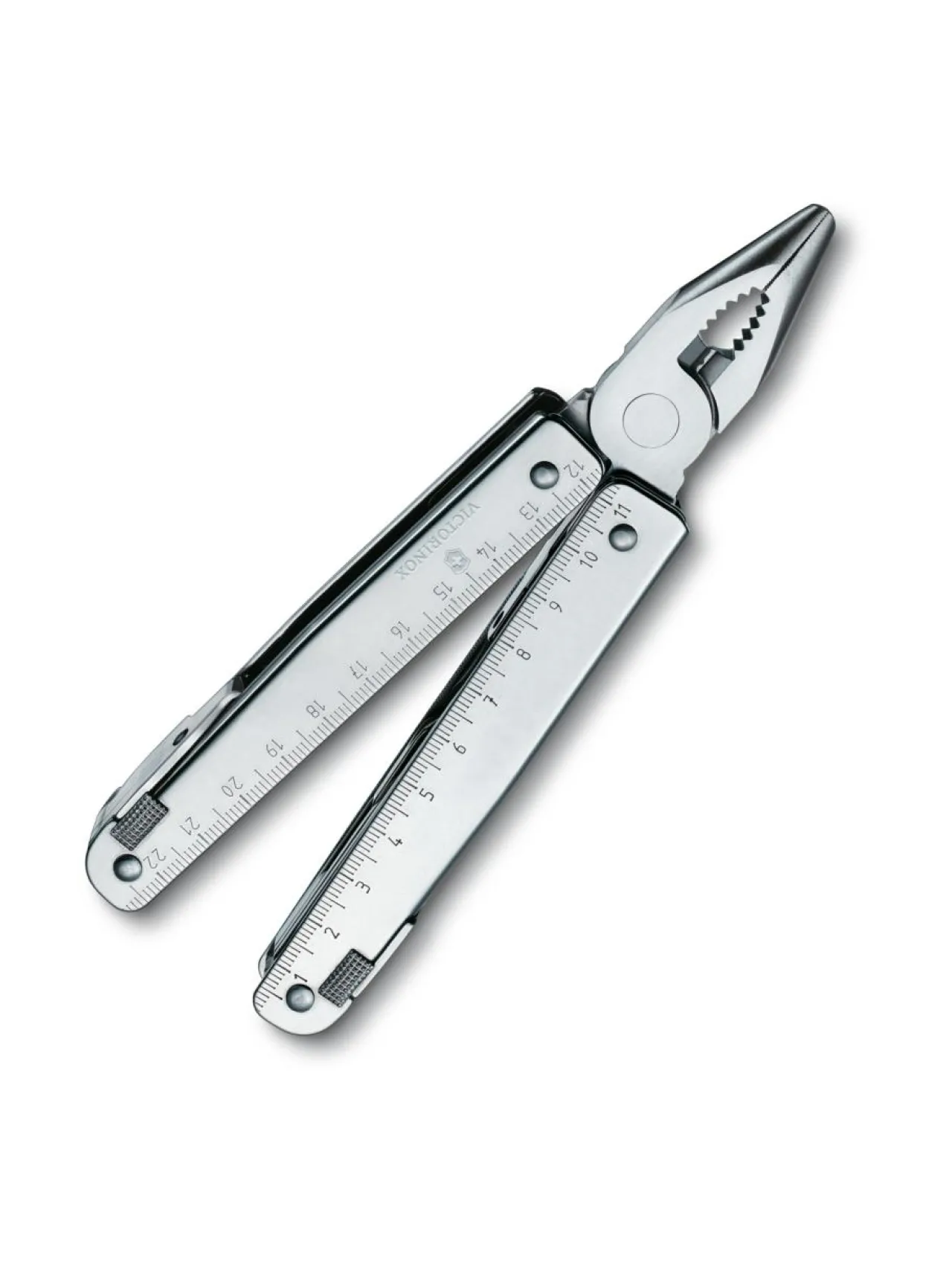 Retkeilytarvikkeet<Victorinox Swiss Army Knives SwissTool X nahkakotelossa ROSTERI