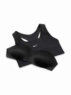 Urheiluliivit & -Kerrastot<Nike Swoosh Medium Support -urheiluliivit BLACK/WHITE