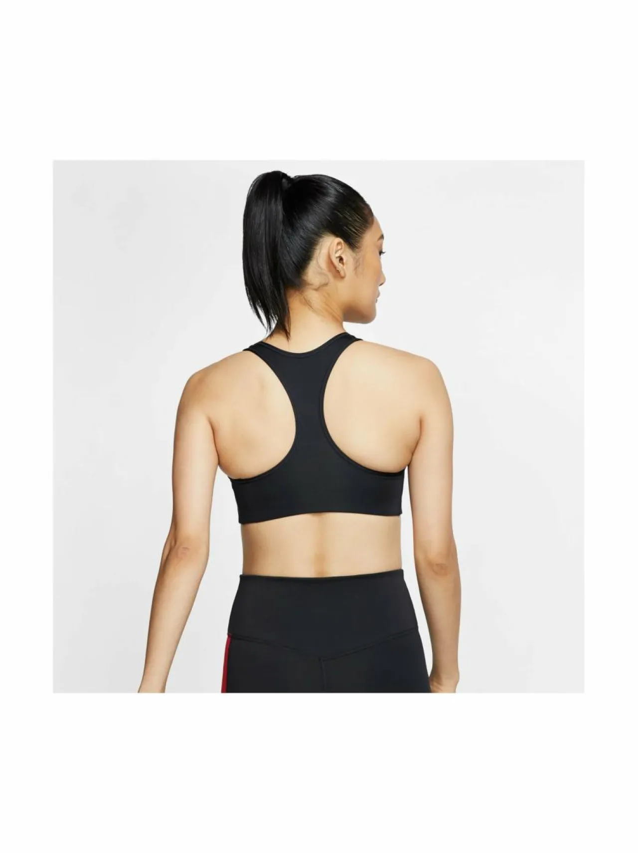 Urheiluliivit & -Kerrastot<Nike Swoosh Medium Support -urheiluliivit BLACK/WHITE