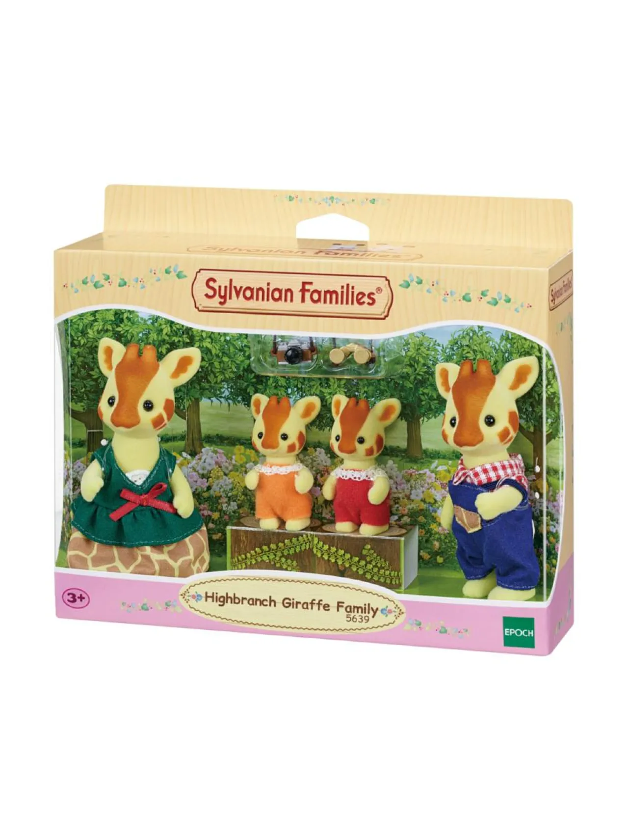 SYLVANIAN FAMILIES Kirahviperhe Highbranch^ Nuket & Nuken Tarvikkeet