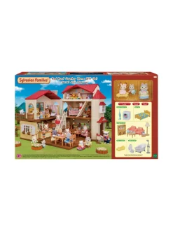 Figuurit & Interaktiiviset Lelut<SYLVANIAN FAMILIES Nukketalo Punakattoinen maalaistalo