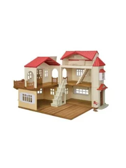 Figuurit & Interaktiiviset Lelut<SYLVANIAN FAMILIES Nukketalo Punakattoinen maalaistalo