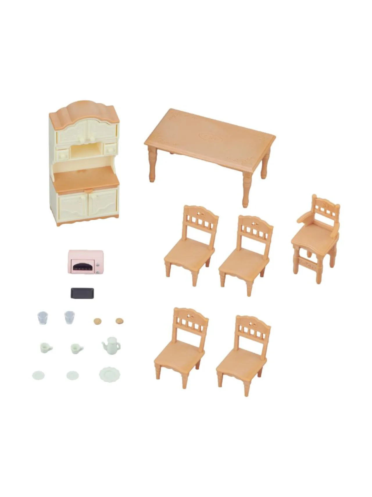 Nuket & Nuken Tarvikkeet<SYLVANIAN FAMILIES Ruokailuhuoneen kalusteet
