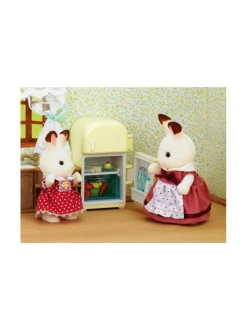 SYLVANIAN FAMILIES Suklaapupuäiti ja jääkaappi^ Nuket & Nuken Tarvikkeet