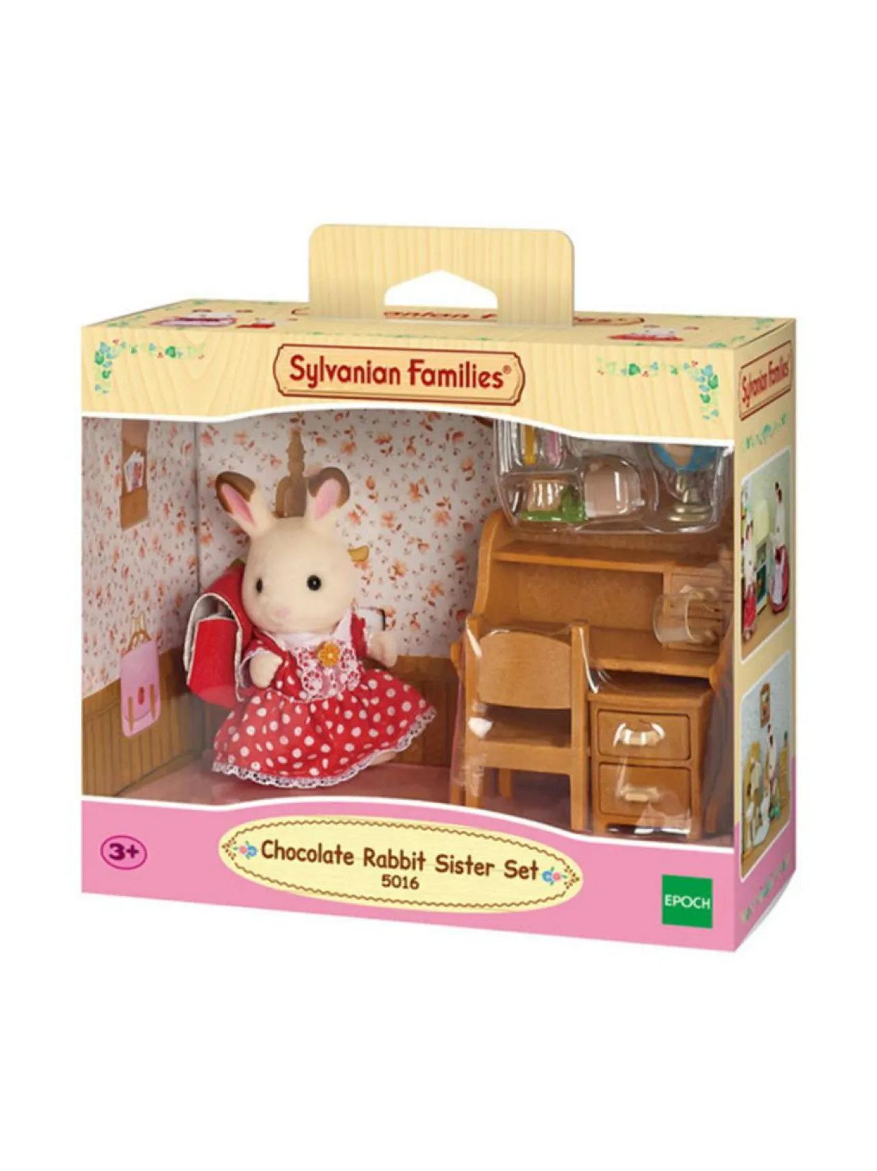 SYLVANIAN FAMILIES Suklaapupusisko ja kirjoituspöytä^ Nuket & Nuken Tarvikkeet
