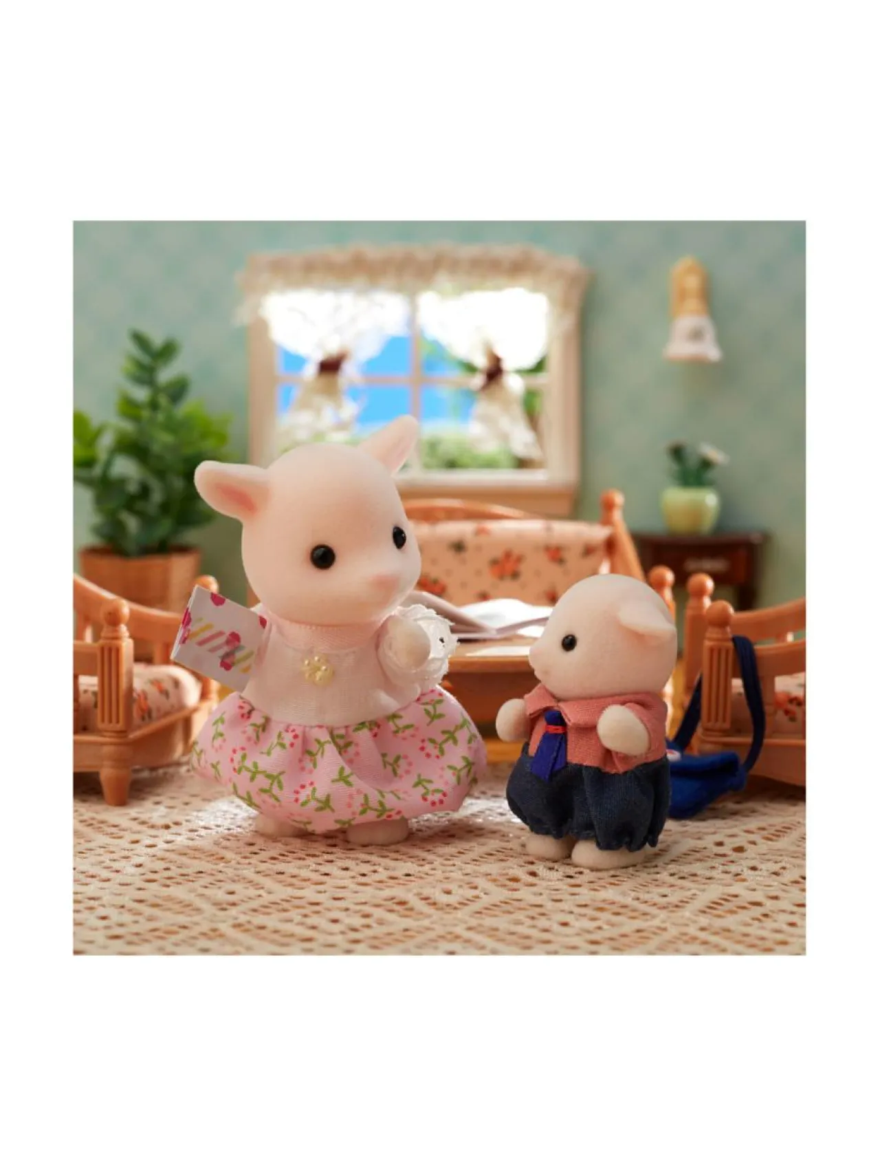 SYLVANIAN FAMILIES Vuohiperhe^ Nuket & Nuken Tarvikkeet