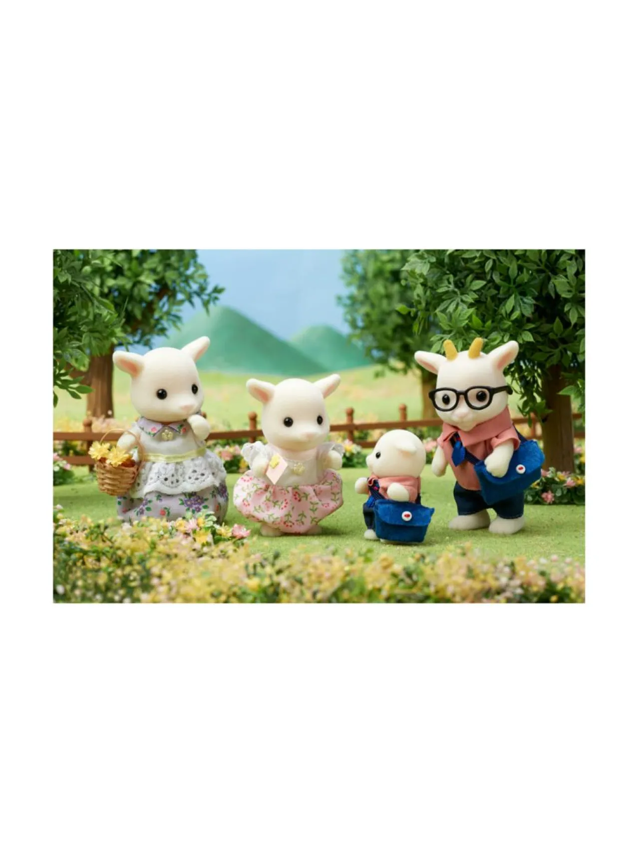 SYLVANIAN FAMILIES Vuohiperhe^ Nuket & Nuken Tarvikkeet