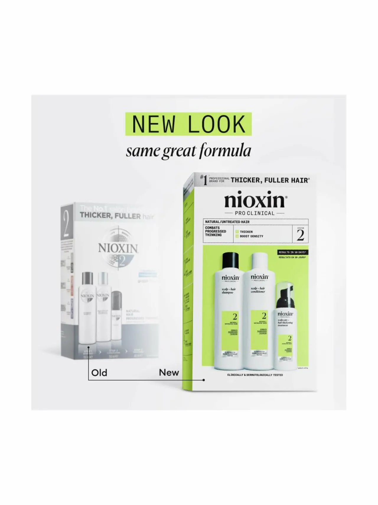 Hiustenhoitotuotteet<Nioxin System 2 Loyalty Kit -hiustenhoitopakkaus