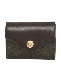 Tory Burch T Monogram Coated Canvas Envelope Small -lompakko^ Lompakot & Kotelot