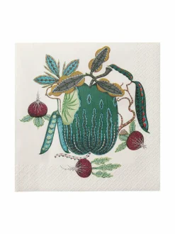 Keittiö- & Kattaustekstiilit<Iittala Taika Sato -paperiservetit 33 x 33 cm GREEN