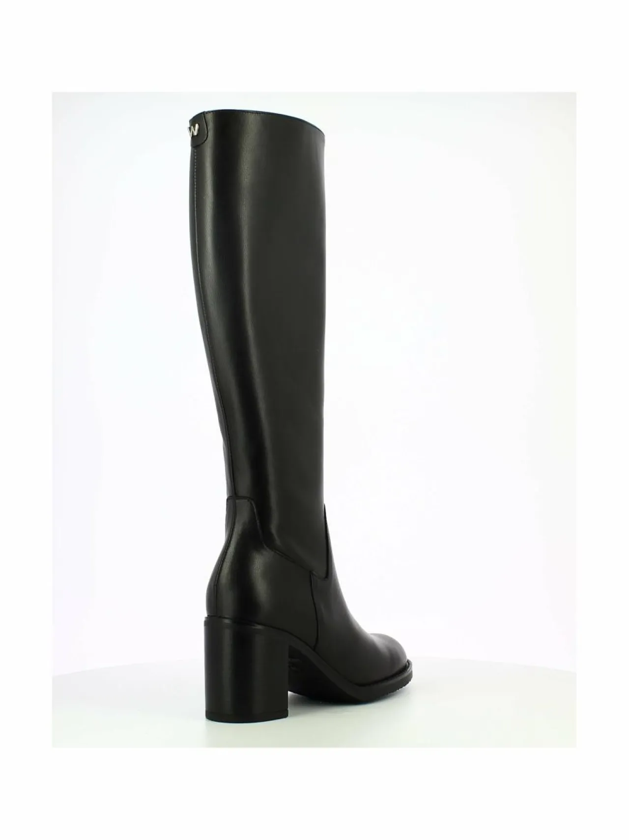 Saappaat<Wonders Tall Boot Block Heel -nahkasaapaat ISY NEGRO