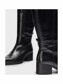 Saappaat<Wonders Tall Boot Heel XL -nahkasaappaat ISY NEGRO
