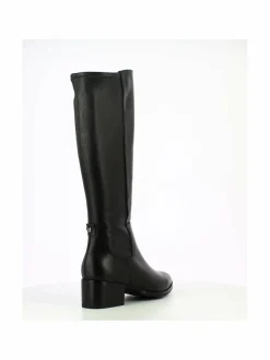 Saappaat<Wonders Tall Boot Stretch Back -nahkasaappaat ISY NEGRO/ JUNEAU NEGRO