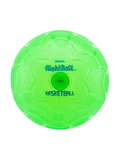 NIGHTBALL Tangle Koripallo LED-valoilla vihreä, 25 cm^ Ulkolelut