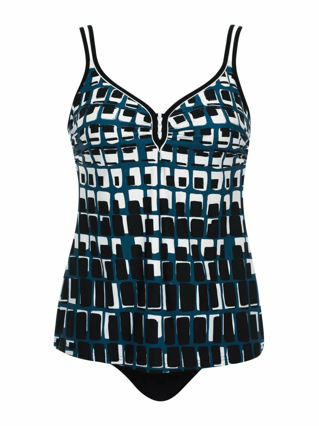 Uima-Asut<Sunflair Tankini-uimapuku 901 BLACK-WHITE