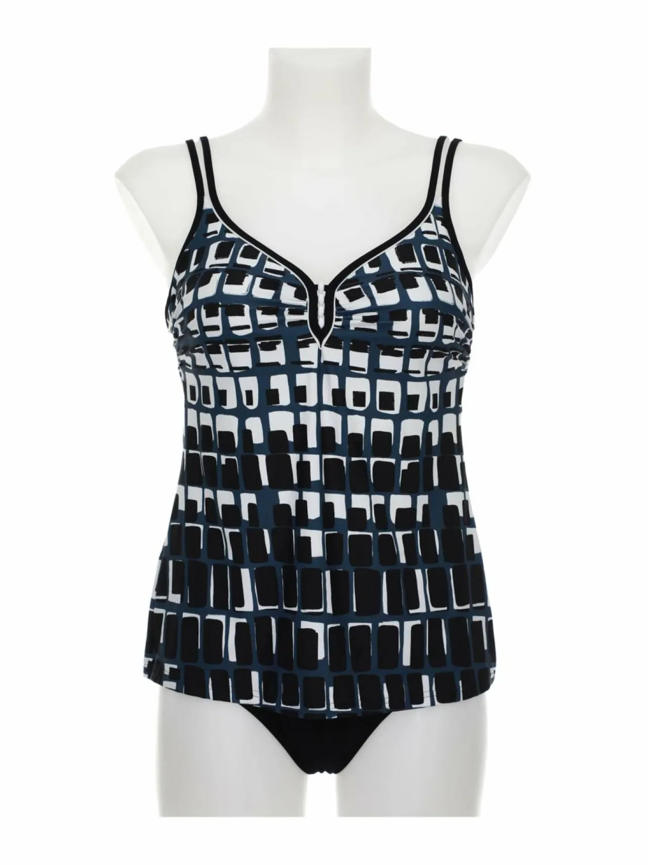 Uima-Asut<Sunflair Tankini-uimapuku 901 BLACK-WHITE