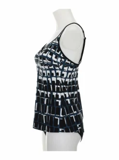 Uima-Asut<Sunflair Tankini-uimapuku 901 BLACK-WHITE