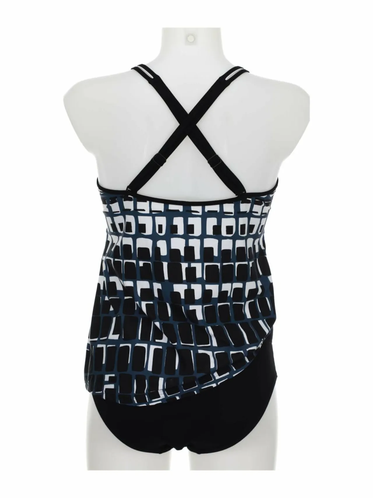 Uima-Asut<Sunflair Tankini-uimapuku 901 BLACK-WHITE