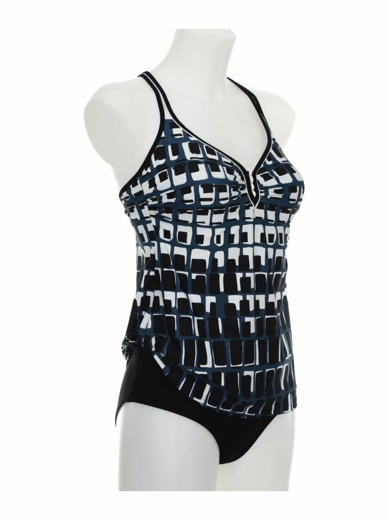Uima-Asut<Sunflair Tankini-uimapuku 901 BLACK-WHITE