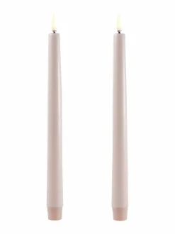 UYUNI Taper LED -pöytäkynttilä, 2 kpl^ Jouluvalot