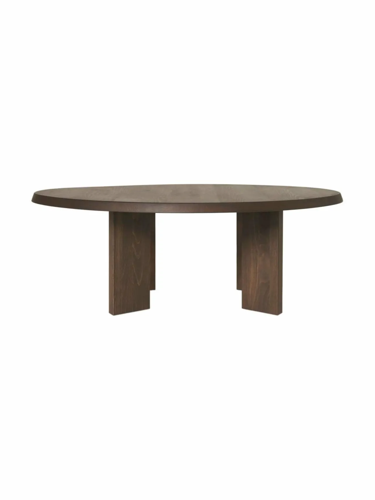 Pöydät<Ferm Living Tarn-sohvapöytä 38 x 107,6 x 108,1 cm DARK STAINED BEECH
