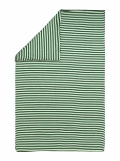 Liinavaatteet<Marimekko Tasaraita-pussilakana 160 OFF WHITE, DK.GREEN