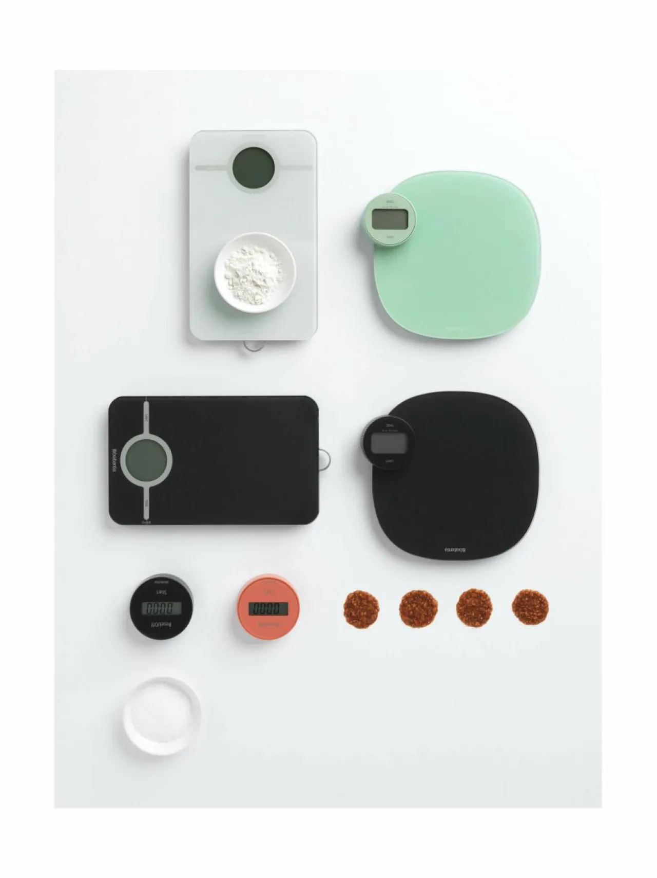 Keittiötarvikkeet<Brabantia Tasty+ -keittiövaaka DARK GREY