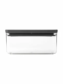 Keittiötarvikkeet<Brabantia Tasty+Stackable -säilytysastia 1,5 l CHARCOAL DARK GREY