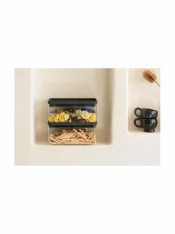 Keittiötarvikkeet<Brabantia Tasty+Stackable -säilytysastia 1,5 l CHARCOAL DARK GREY