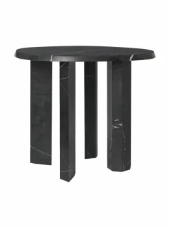 Pöydät<Ferm Living Taula-marmorinen sivupöytä BLACK