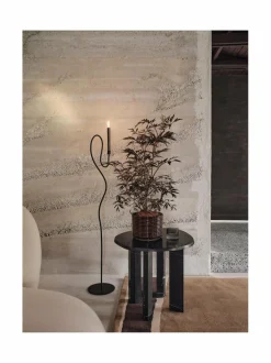 Pöydät<Ferm Living Taula-marmorinen sivupöytä BLACK