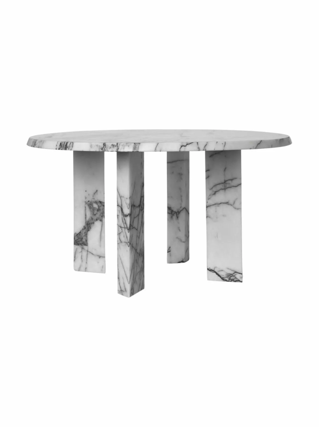 Ferm Living Taula-marmorinen sohvapöytä^ Pöydät