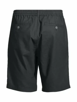 Housut<CONSTRUE Taustin-puuvilla-pellavashortsit BLACK