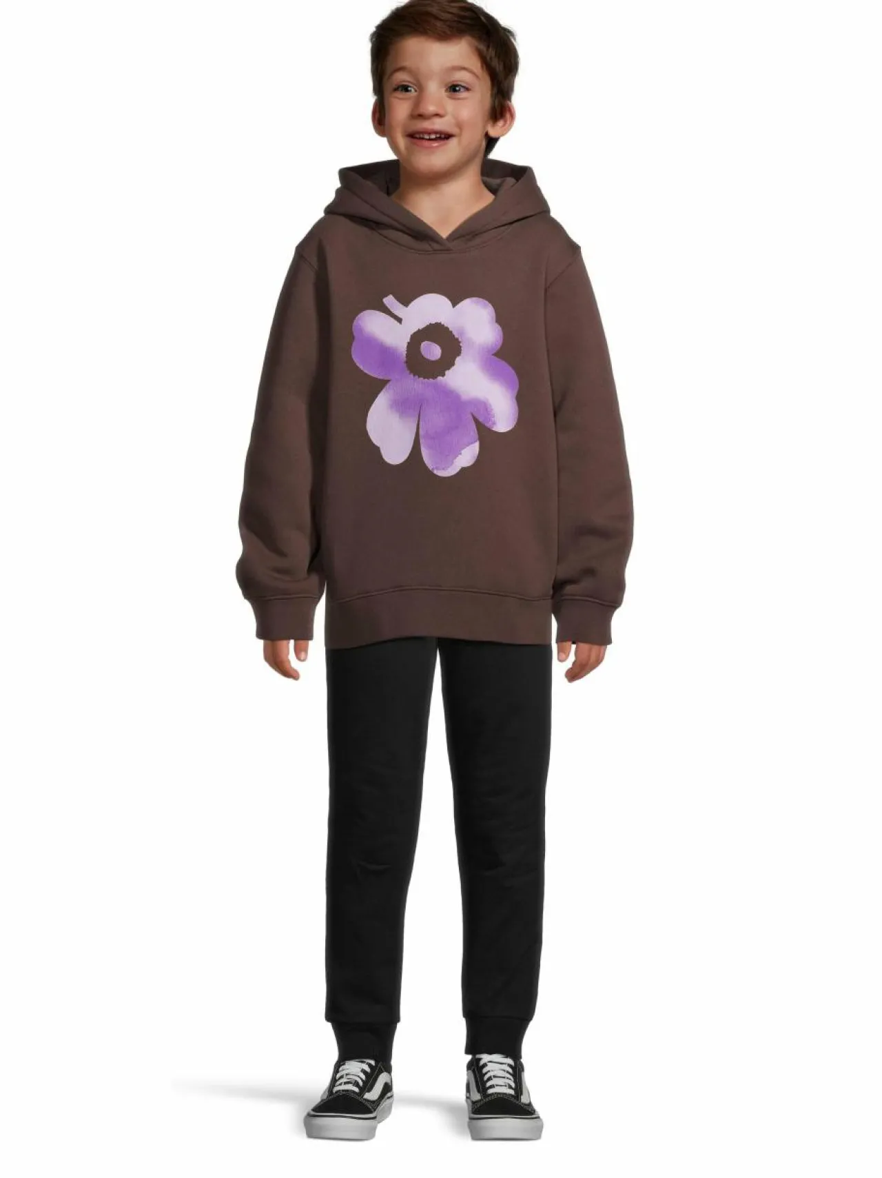 Colleget & Hupparit|Colleget & Hupparit<Marimekko Tavaton Akvarelli Unikko -huppari 844 DARK BROWN, LILAC