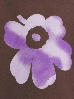 Colleget & Hupparit|Colleget & Hupparit<Marimekko Tavaton Akvarelli Unikko -huppari 844 DARK BROWN, LILAC