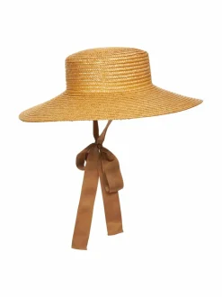 Hatut & Pipot<KN Kati Niemi Taylor- olkihattu silkkinauhoilla 47 GOLD