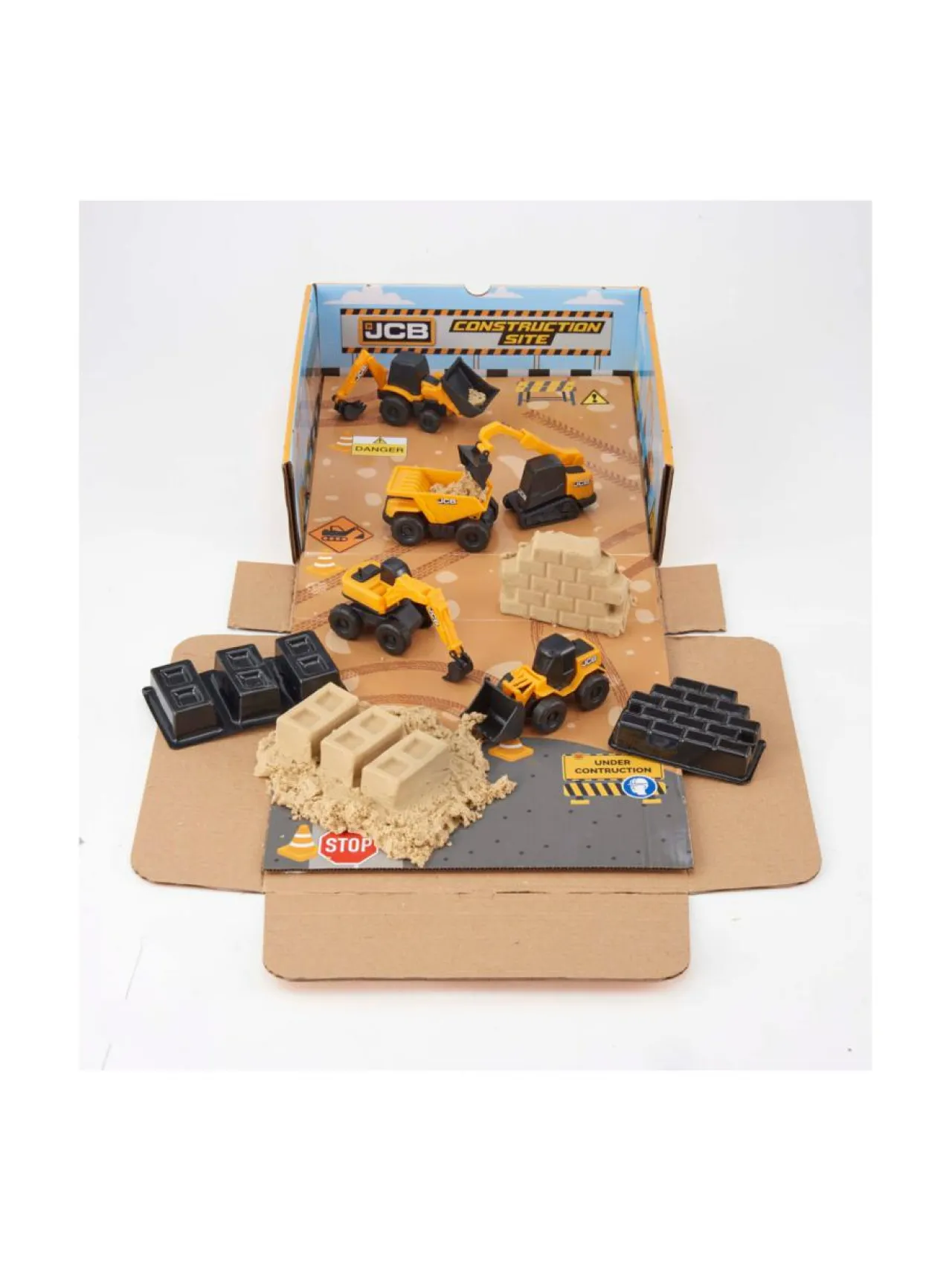 JCB TEAMSTERZ Leikkisetti Mini työkoneet ja leikkihiekkaa^ Autot Ja Muut Ajoneuvot