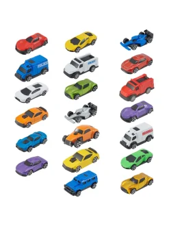 Autot Ja Muut Ajoneuvot<TEAMSTERZ Metalliautosetti, 7 cm, 20 kpl