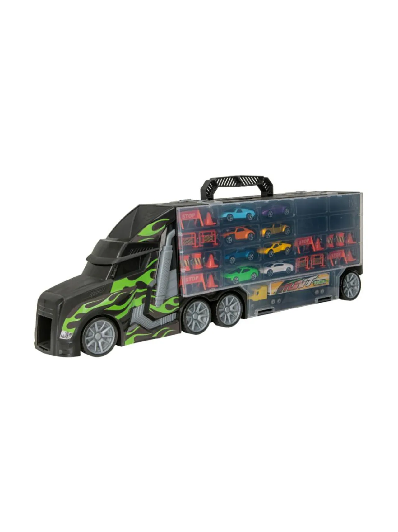 TEAMSTERZ Metro City Autonkuljetusauto ja 8 metalliautoa, 56 cm^ Autot Ja Muut Ajoneuvot