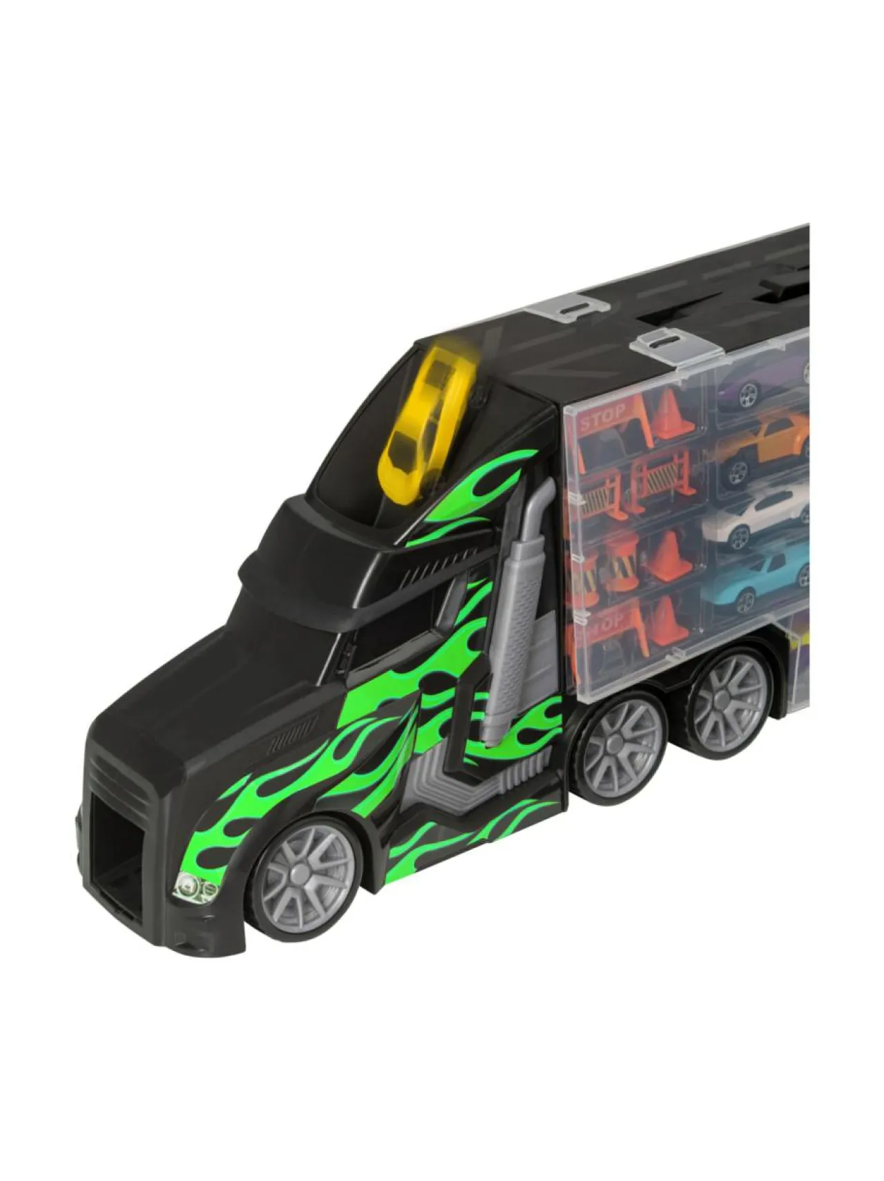 TEAMSTERZ Metro City Autonkuljetusauto ja 8 metalliautoa, 56 cm^ Autot Ja Muut Ajoneuvot
