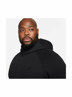 Paidat, Hupparit & Colleget<Nike Tech Fleece Windrunner -huppari 010 BLACK/BLACK