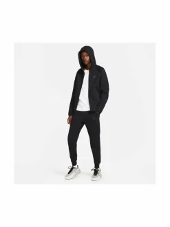 Paidat, Hupparit & Colleget<Nike Tech Fleece Windrunner -huppari 010 BLACK/BLACK