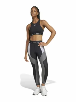 Urheiluhousut & Treenitrikoot<adidas Performance Techfit Colorblock -treenileggingsit IX3283 BLACK/GREFIV